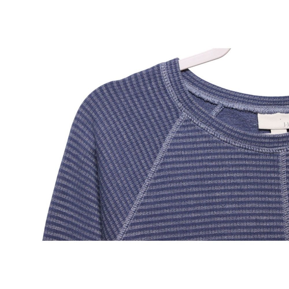 J Jill Sweater Dress Size Small Long Sleeve Blue Striped Cotton Casual Boho - Picture 5 of 13